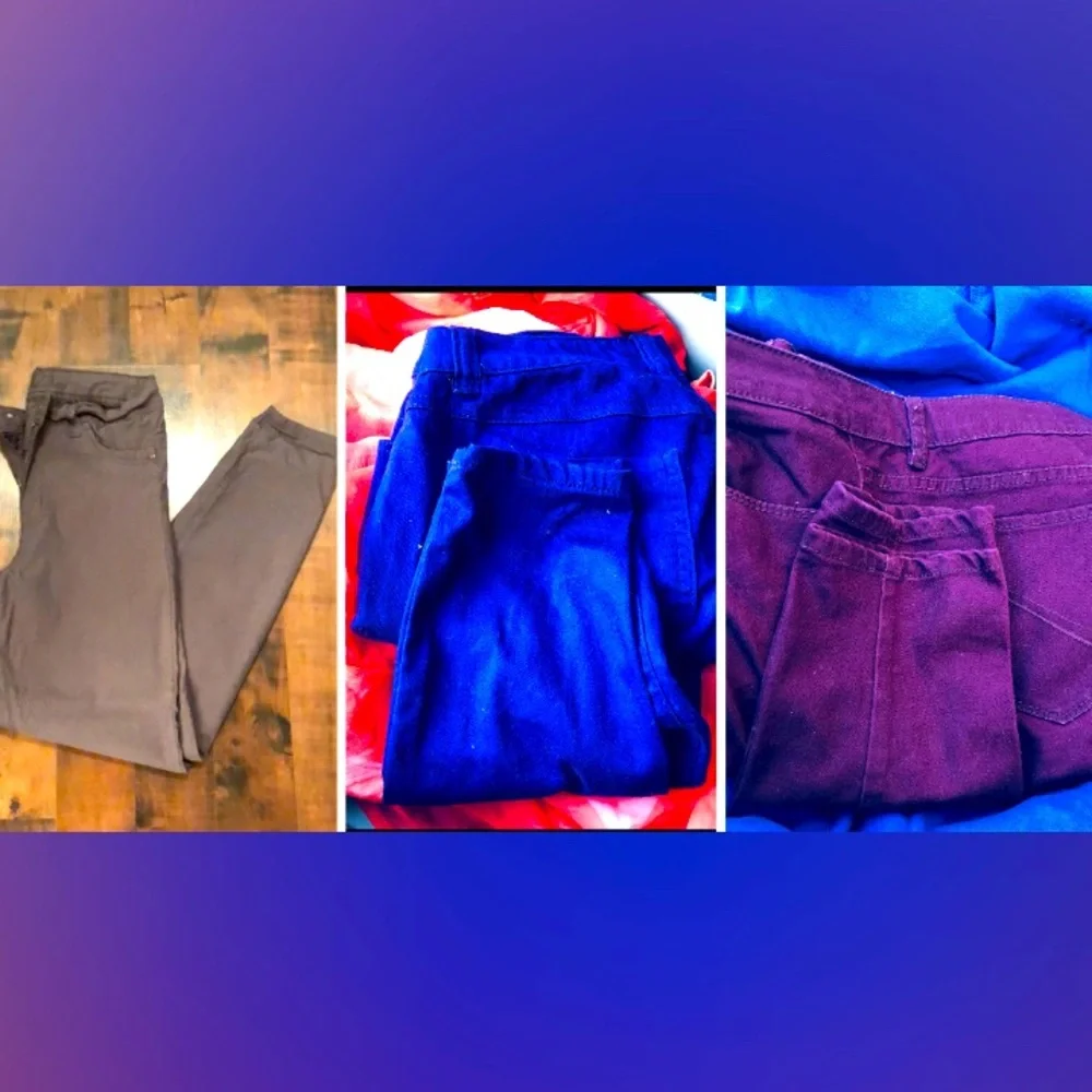🌹🌹Lot of 3 jeggings Size 14🌹🌹 - Picture 1 of 4